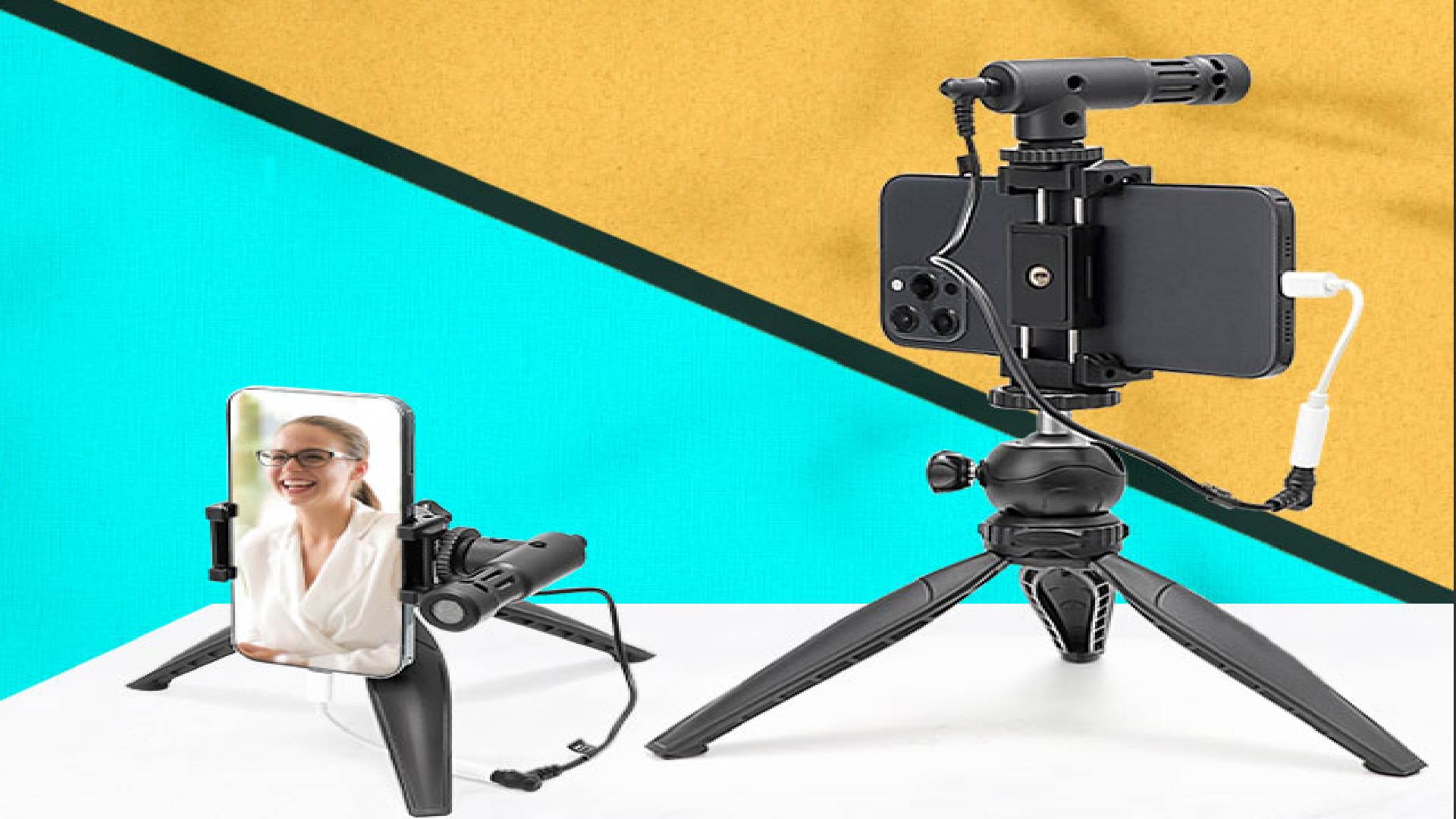 Amazon.co.jp: スマートフォン、カメラ両用マイク キット Youtuber